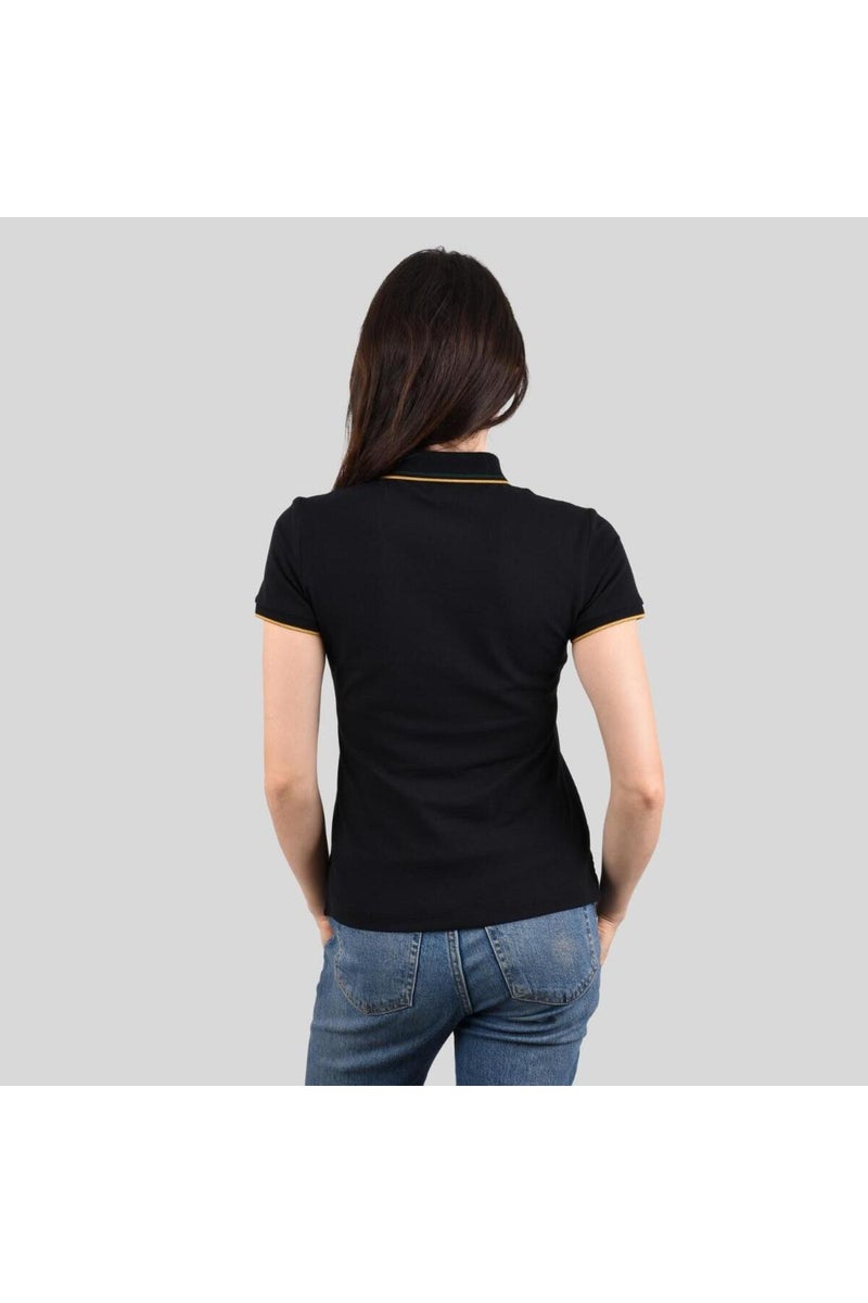 GIORDANO Black Polo Shirt for Women - Image 4